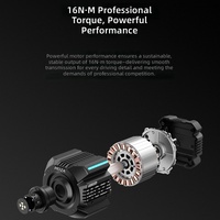 MOZA R16 Ultra Bundle Simulateur de course professionnel avec moteur servo à entraînement direct de 16 Nm (compatible F1)