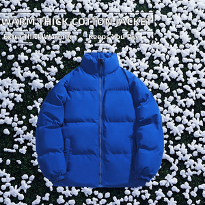 Veste d'hiver pour homme, best-seller, épaisse, col montant, décontractée, imperméable, respirante, en coton, fermeture éclair, chaude, rembourrée - Product Image 2