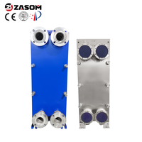 Condenseur à plaques brasées résistant à la corrosion 304/316, marque ZHAOSHENG, garantie 3 ans, professionnel pour refroidisseur d'eau et pompe à chaleur