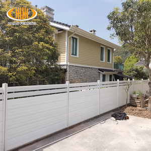 Pannelli per Recinzione in Composito Legno-Plastica Economici all'Ingrosso, <span class=keywords><strong>Set</strong></span> di Recinzione Decorativa in WPC con Pali, Magazzino Europeo - Product Image 3