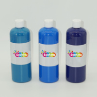 Peinture acrylique en gros de 500 ml avec une forte teneur en pigments, aquarelle liquide pour verre, céramique, toile et papier
