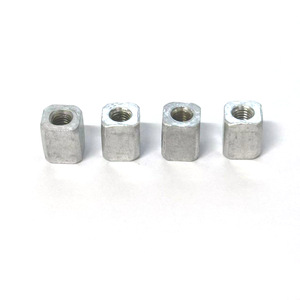 Tuercas Cuadradas Hechas a Medida de Acero al Carbono Q235 Niqueladas para la Fabricación de Equipos de Transporte Ferroviario - Product Image 2