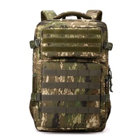 Sac à dos de voyage et d'escalade multifonctionnel, grande capacité, imperméable et durable, en polyester Oxford camouflage, pour l'extérieur - Nouveauté en gros