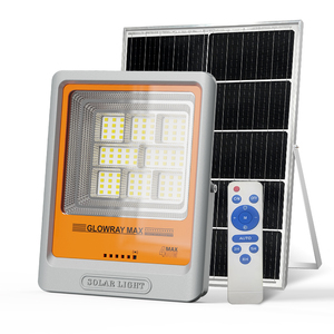 Süper enerji tasarrufu 200W 400W 600W 800W DC güç kaynağı soğuk beyaz reflektör sel güneş LED sokak lambası IP67 manzara yol - Product Image 2