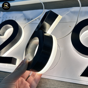 Nhà máy trực tiếp nhà số chữ kênh LED 3D dấu hiệu độ sáng cao ấm trắng cao truyền Acrylic - Product Image 1