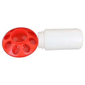 Comederos manuales de plástico para aves de corral, sin residuos, Cubo de alimentación automático para pollos, codornices - Product Image 3
