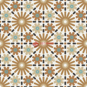 Baldosa de Cemento Geométrica sin Juntas 300x300mm, Gran Formato, Decorativa para Pared, Tendencia B2B en Comercio Electrónico - Product Image 3