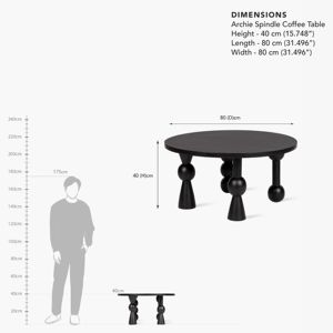 Mesa de Centro de Madera de Acacia Sólida para Espacios Modernos, Mueble de Diseño con Textura de Madera Distintiva - Product Image 4