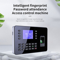 Machine de pointage biométrique par empreinte digitale avec écran couleur de 2,8 pouces, logiciel USB gratuit, horloge de pointage des employés pour le bureau