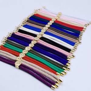 <span class=keywords><strong>Bracelet</strong></span> curseur réglable <span class=keywords><strong>Bracelet</strong></span> d'amitié en nylon à <span class=keywords><strong>cordon</strong></span> torsadé avec breloque <span class=keywords><strong>arbre</strong></span> <span class=keywords><strong>de</strong></span> <span class=keywords><strong>vie</strong></span> en laiton pour la fabrication <span class=keywords><strong>de</strong></span> bracelets à bricoler soi-même - Product Image 1
