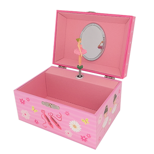 Boîte à bijoux musicale classique Jakos Factory Ballerina pour filles, boîte de rangement personnalisée, boîte à musique, cadeau <span class=keywords><strong>d</strong></span>'anniversaire - Product Image 1