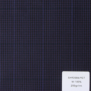 Tissu mélangé sergé interlock laine-polyester 250 g/m² couleurs foncées pour vestes, pulls et costumes homme et garçon - Approvisionnement direct à prix abordable - Product Image 6
