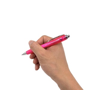 Stylos à bille en plastique de haute qualité, stylos à bille écologiques personnalisés avec logo - Product Image 2