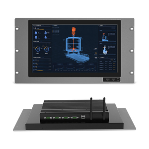 Moniteur LCD intégré 15 17 19 pouces, écran tactile, indice de protection IP65, montage mural, Windows 10 11, PC industriel à châssis ouvert - Product Image 1