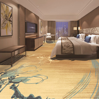 Großhandel Maßgefertigter Axminster-Teppich Luxus Hotel Wand-zu-Wand Schlafzimmer Rutschfester Teppich für Kommerzielle Hotelprojekte