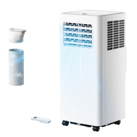 Climatiseur portable compact 110V, refroidissement uniquement, unité mobile à fréquence fixe pour chambre et bureau