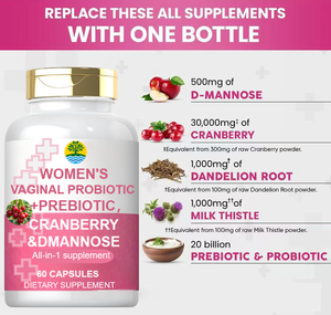 OEM prebiotico <span class=keywords><strong>Cranberry</strong></span> dmannosio capsule di cardo mariano tutto in una capsule probiotiche - Product Image 5