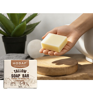 <span class=keywords><strong>Savon</strong></span> de suif OEM ODM hydratant, nettoyant, blanchissant et doux pour la peau, à base de suif de bœuf - Product Image 2
