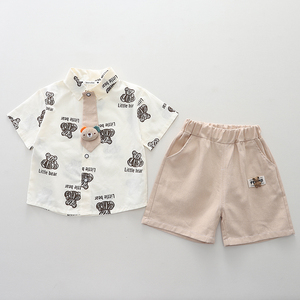 2024 estilo <span class=keywords><strong>de</strong></span> moda <span class=keywords><strong>ropa</strong></span> <span class=keywords><strong>linda</strong></span> niños niño 2 uds trajes cuello redondo en Oso niños <span class=keywords><strong>ropa</strong></span> al por mayor en precio barato - Product Image 6