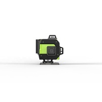 Niveau laser à nivellement automatique 4D 16 lignes 360, lignes de télécommande verticales et horizontales rechargeables, lasers à points 16 lignes