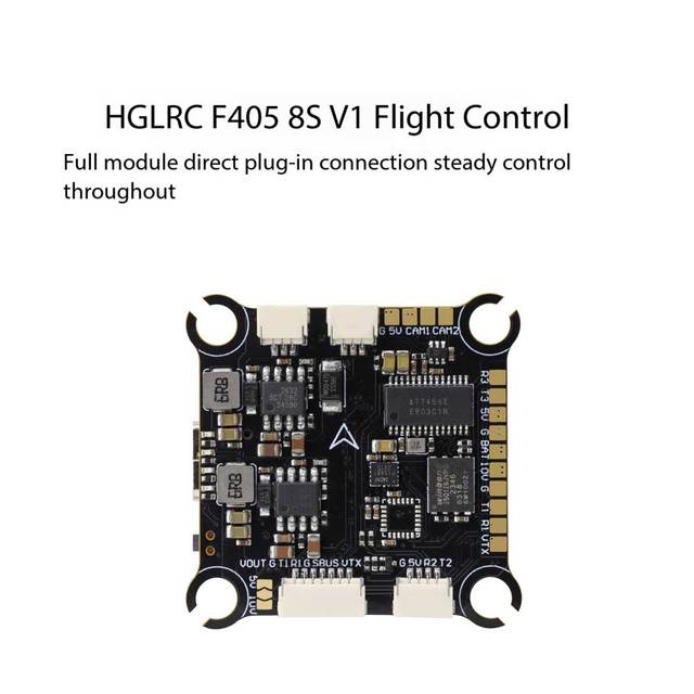 F405 8S V1 Flight Controller High Performance FPV Drone Mainboard Professional Racing Freestyle Quadcopter Control Module