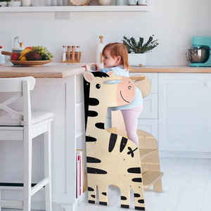 Moderno bambino in legno torre sgabello da cucina pieghevole mobili per la casa Helper per soggiorno e camera da letto - Product Image 5