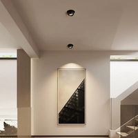 Fabricant de projecteurs LED encastrés, spot de plafond COB moderne réglable, orientable, à intensité variable, OEM, pour intérieur