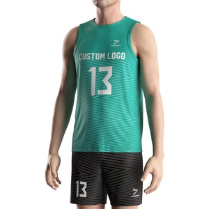 Maillot de volley-ball pour hommes, impression OEM ODM, séchage rapide, entraînement, uniformes, design personnalisé sublimé, maillot de volley-ball pour hommes - Product Image 5
