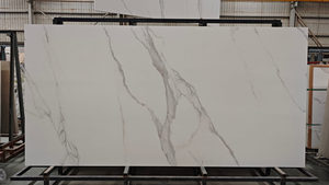 Alps White, fond blanc pur avec <span class=keywords><strong>des</strong></span> veines grises douces, haute dureté et résistance aux rayures, résistance aux hautes températures, sans décoloration - Product Image 2