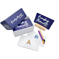 Cartes de jeu écologiques durables de qualité supérieure 300 g/m² avec papier cartonné imperméable, emballage personnalisé, faible MOQ, usine pour jeux de société scolaires