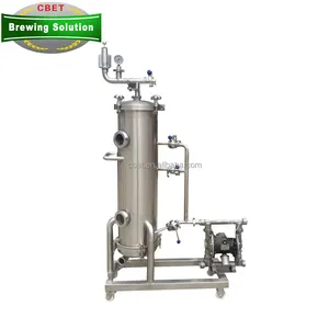 50L 100L 150L Hop Gun Filtro de lúpulo tanque fermentador de cerveza para equipo comercial de cervecería llave en mano