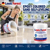 Peinture de sol époxy auto-nivelante couleur sable, écologique, couleur personnalisée, imitation marbre, revêtement de sol en béton, imperméable et résistant à l'usure