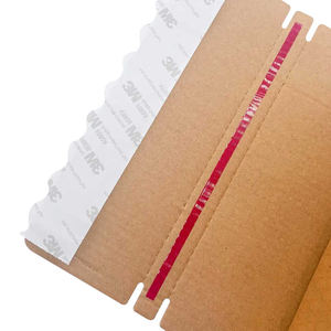 Scatole Regalo Pieghevoli in Carta Kraft Personalizzate per Spedizioni, Scatole Nere di Alta Qualità per Spedizioni Aeree - Product Image 3