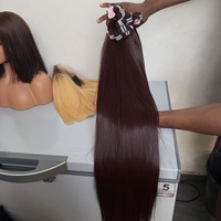 Cheveux indiens bouclés bruts non traités, cheveux humains bouclés crépus birmans pour salon, lots de cheveux humains bruts non traités, mèches ondulées naturelles