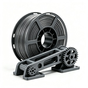 Filament d'imprimante 3D PLA-CF en fibre de carbone 22Network, 1,75 mm, matériau structurel haute résistance, 1 kg, noir, stable à 220°C - Product Image 6