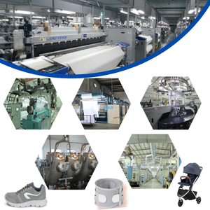 Tela de Malla 100% Poliéster al por Mayor, Malla Espaciadora <span class=keywords><strong>3D</strong></span> tipo Sándwich de 3 Capas, Tejido de Punto Grueso para la Industria del Calzado - Product Image 6