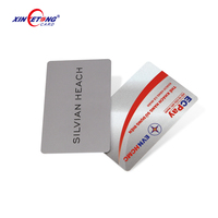 Individuelle CR80 PVC NFC-Karte 424 Chip 13,56MHz Plastik RFID Smartcard Mit QR-Code für Digitale Geschäfts-Mitgliedskarten