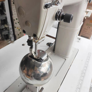 Máquina de coser de cabezal alto de una aguja para pelucas, máquina de coser de poste de una/doble aguja con puntada de seguridad - Product Image 5