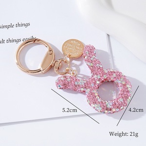 Élégant strass astrologique astrologie Horoscope signe du zodiaque porte-clés porte-clés sac breloque cristal signe du zodiaque bijoux pendentif - Product Image 3