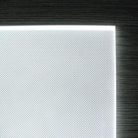 Feuille acrylique PS LGP transparente plaque de guidage de la lumière du panneau Led