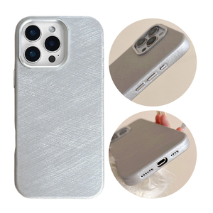 Étui de téléphone en cuir PU de luxe à motif soyeux pour iPhone 13 14 15 16 <span class=keywords><strong>Pro</strong></span> Max, coque magnétique pour téléphone portable pour iPhone - Product Image 5