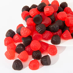 Bonbons gélifiés aux fruits rouges et noirs OEM Chine, saveur fruitée, en vrac, bonbons à mâcher - Product Image 2