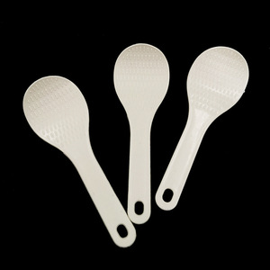 Non Stick Rice Scoop Plastic Mini Sushi Rice Paddle Kitchen Tool Solid Color Hand Wash Only - Product Image 1