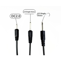 Câble de charge mono rechargeable DC 25 mm à trou rond pour masseur vibrant et jouets sexuels pour adultes – Cordon d'alimentation DC
