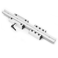 Guide linéaire LGD6 à double axe en aluminium robuste en vente en gros Rail de glissière résistant à l'usure Glissière de verrouillage à rouleaux LGB pour les industries CNC