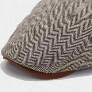 2024 Autumn Winter <b>Men</b> New Herringbone Ivy Hat Male Elderly Vintage Beret Hat - Product Image 3