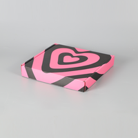 Cajas de Cartón Corrugado Rosa para Envíos, Cajas de Embalaje con Cierre Autoadhesivo para Regalos, Correo y Negocios