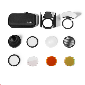 Godox H200R V1 V1 Pro Máy Ảnh <span class=keywords><strong>Flash</strong></span> Head Speedlite AK-R1 AK-R11 Barn Door Snoot Bộ Lọc Màu Phản Xạ Ảnh Studio Phụ Kiện - Product Image 2