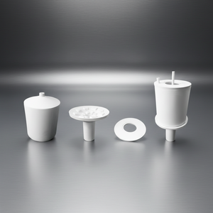 Crisol de Mullite OEM e Funil de Quartzo com Capacidade de 1,6 Litros para Aplicações de Aquecimento e Cozimento de Ouro, Prata, Platina e Sílica Fundida em Vidro - Product Image 6