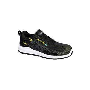 PORTWEST - FC06BKY41 FX2 Eco Fly Composite Trainer S1PS SR FO negro/amarillo-EAN 5036108401710 ZAPATOS DE SEGURIDAD Y ENTRENADORES DE SEGURIDAD - Product Image 1